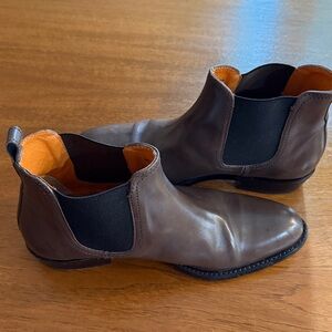 Frye Brown Leather Chelsea Boots